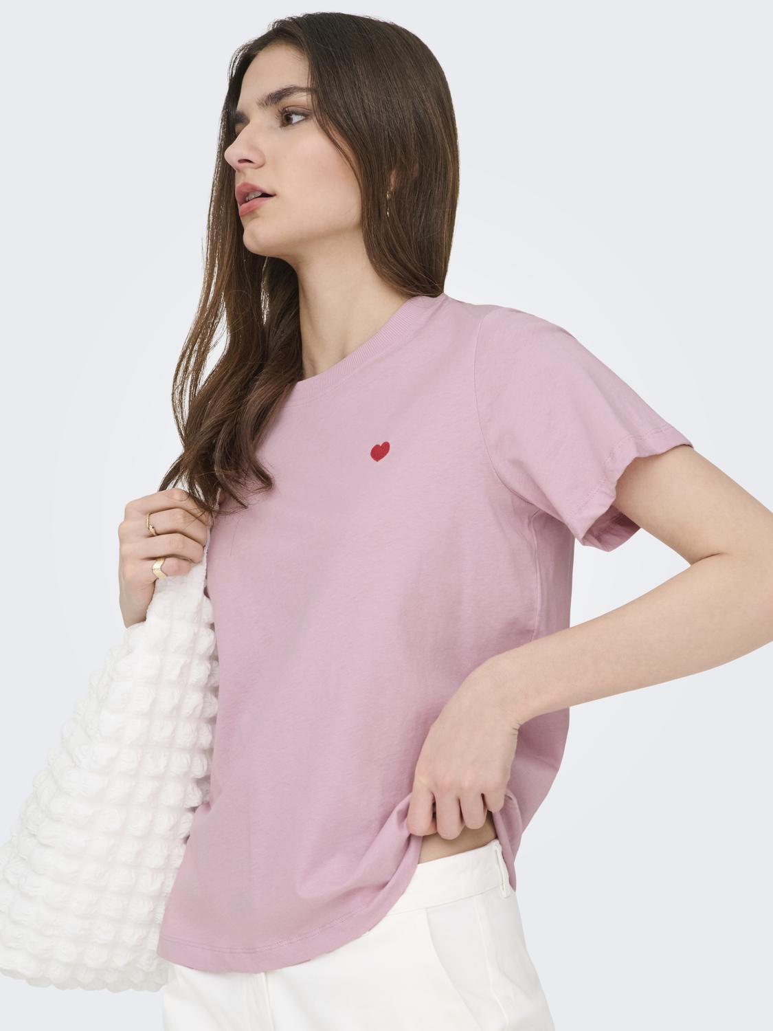 Jdypisa S/s Print Top Jrs Noos Rosa