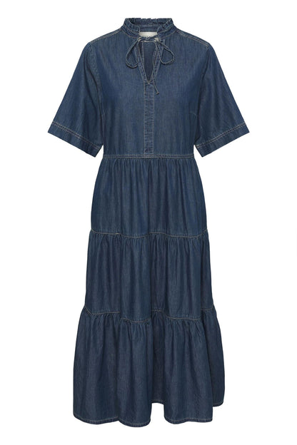 Crwinnie Denim Dress Blå