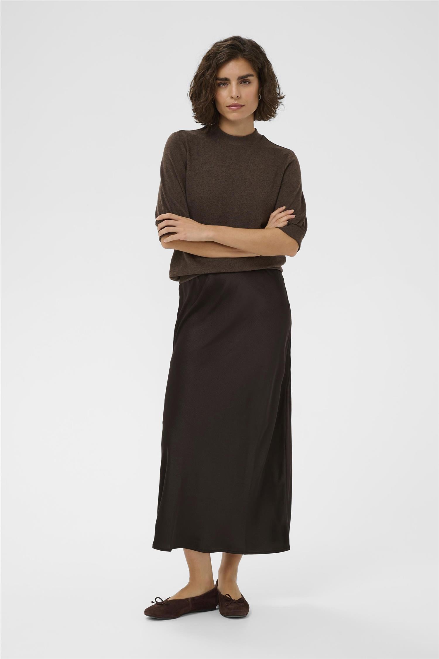 Kalotte Skirt Brun