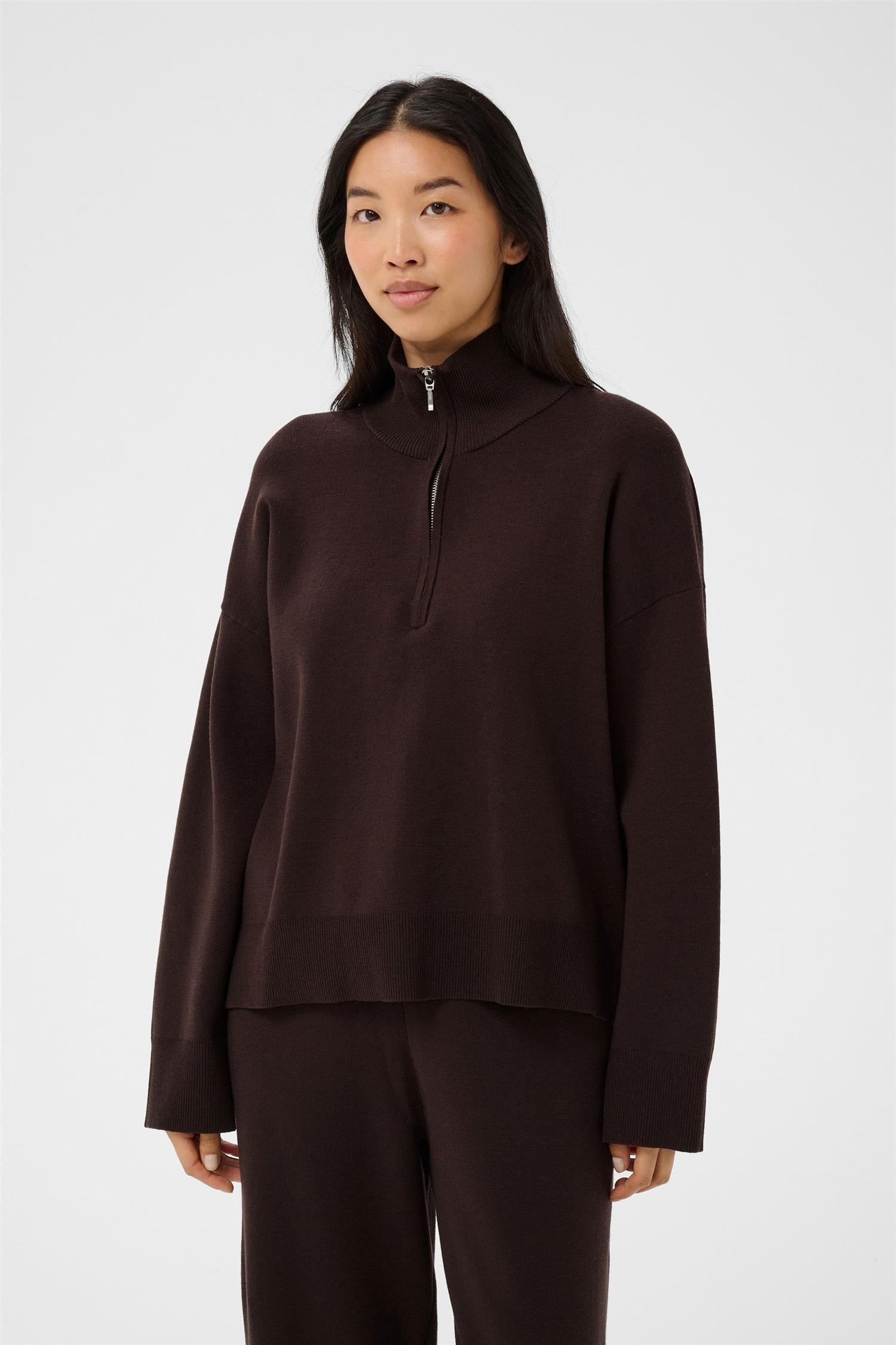 Silvanaspw Pullover Brun