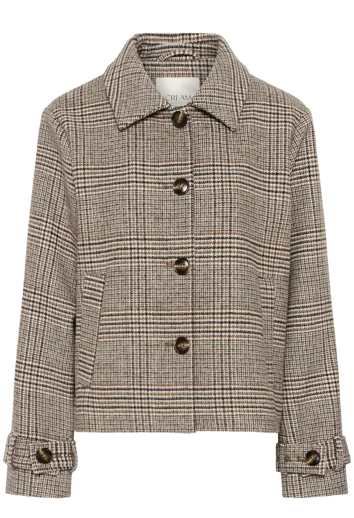 Crgeorg Short Coat Grå