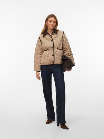 Vmemily Short Jacket Boo Beige