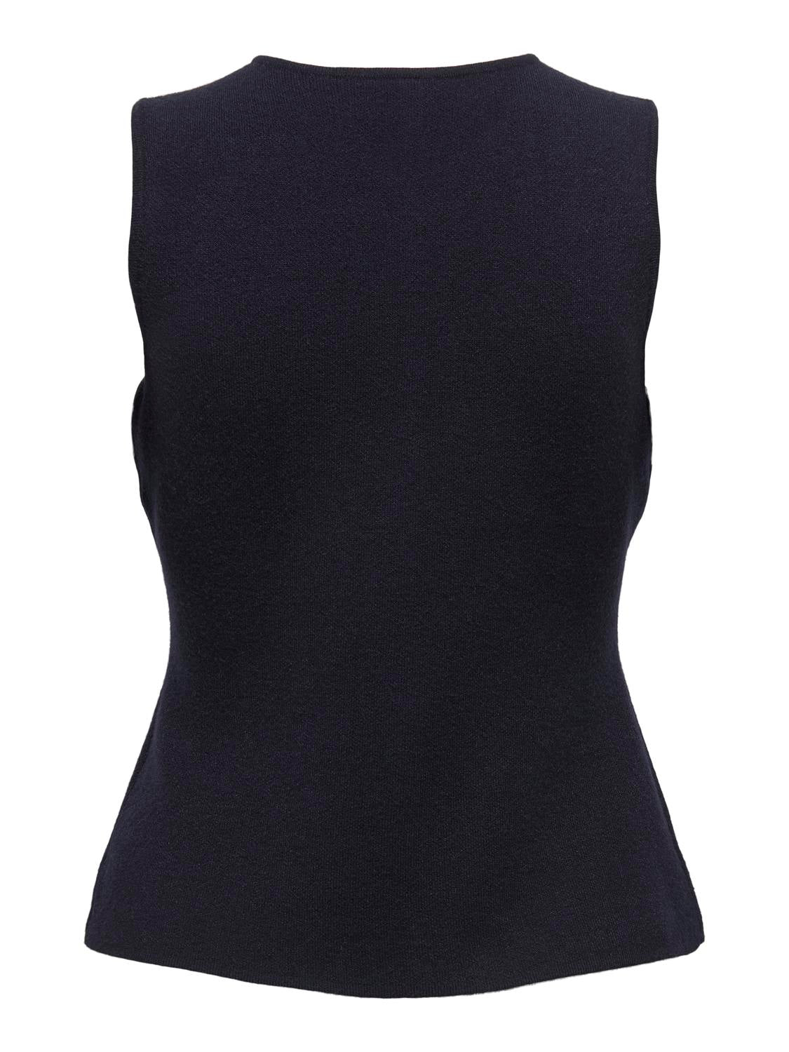 Onlibi Button Sl Vest Cc Knt Blå