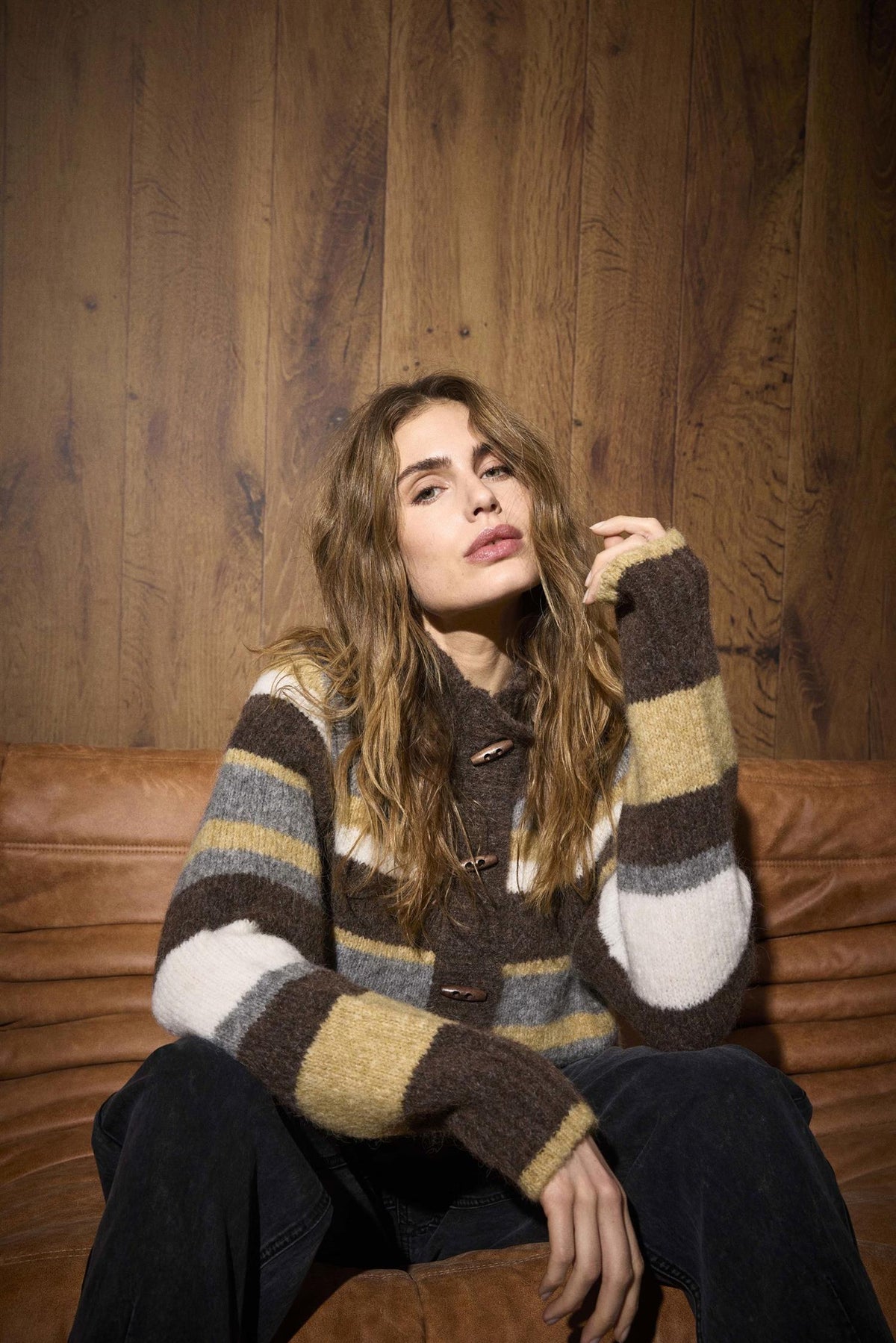 Pzgeorgie Cardigan Brun