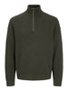 Jprmilano Stitch Knit Half Zip Sn Grønn