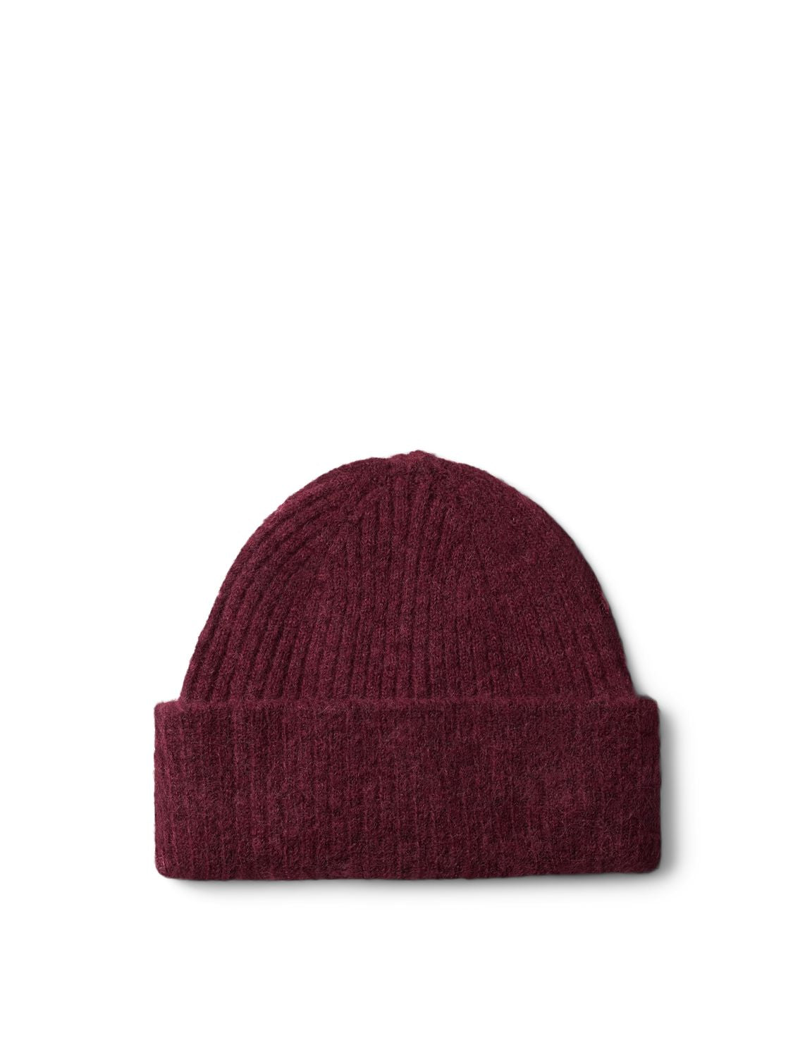 Slwlulu Wool Blend Knit Beanie Noos Burgunder
