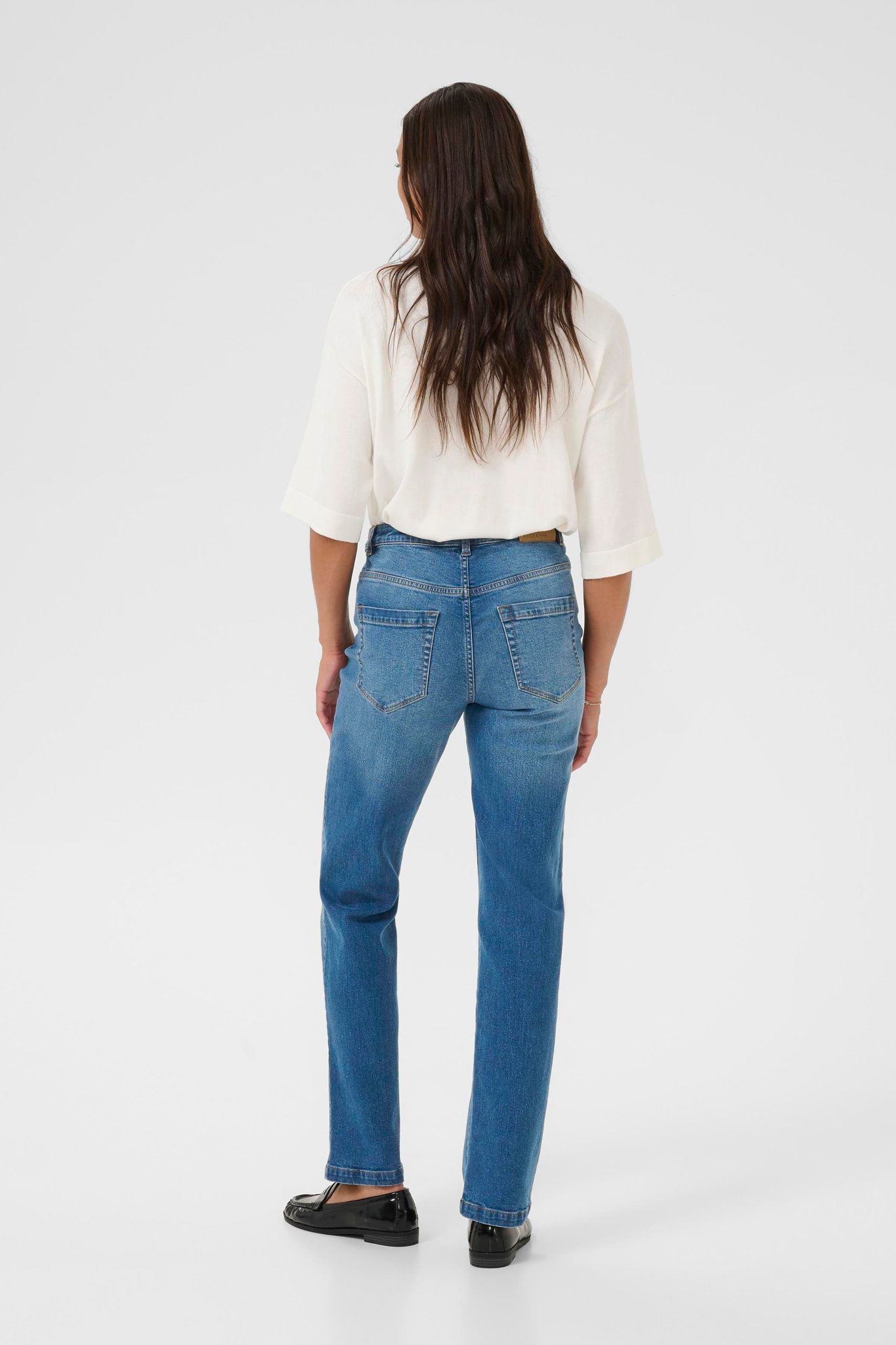Kamaris Reg Fit Jeans Blå