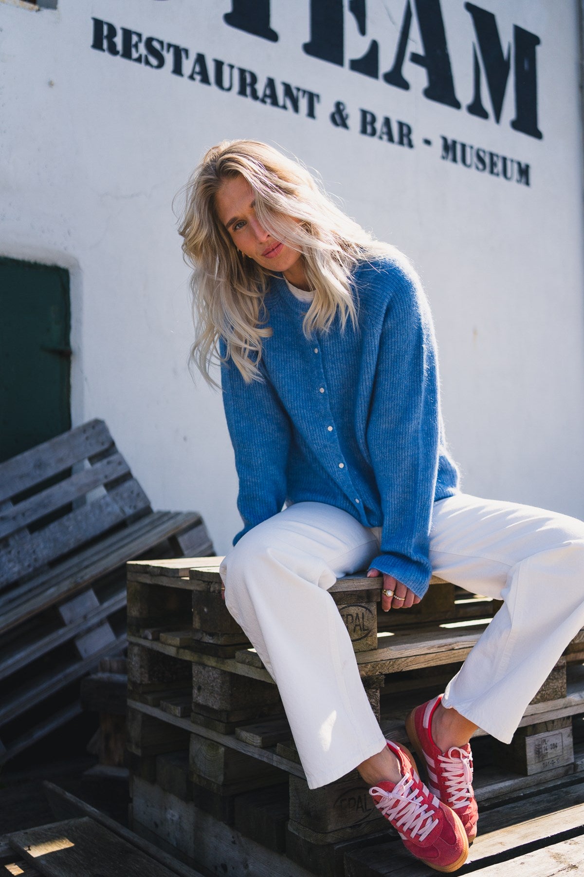 Rausamalie Cardigan Blå