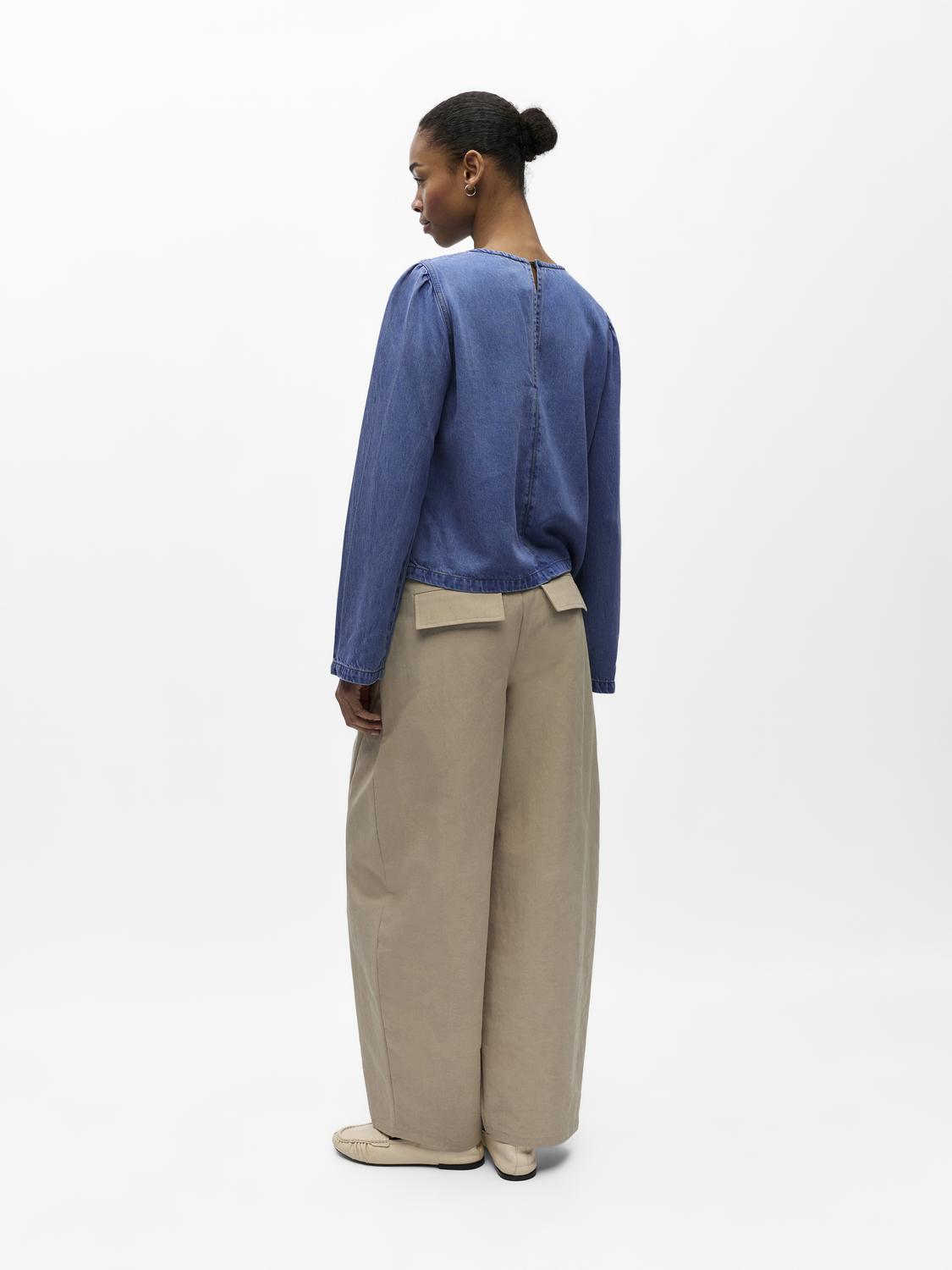 Objframe Re L/s Top Div Blå