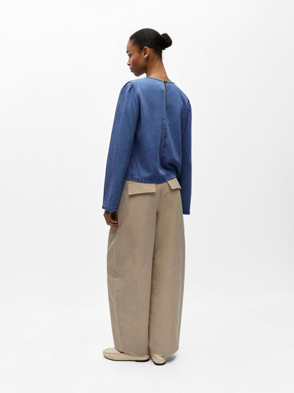 Objframe Re L/s Top Div Blå