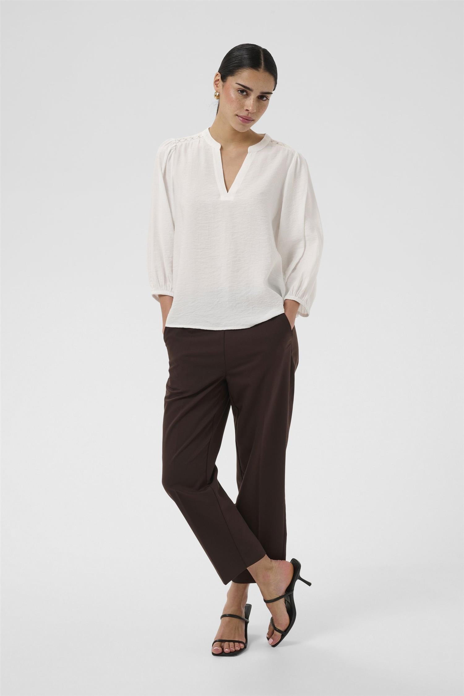 Kaalberta Blouse Hvit
