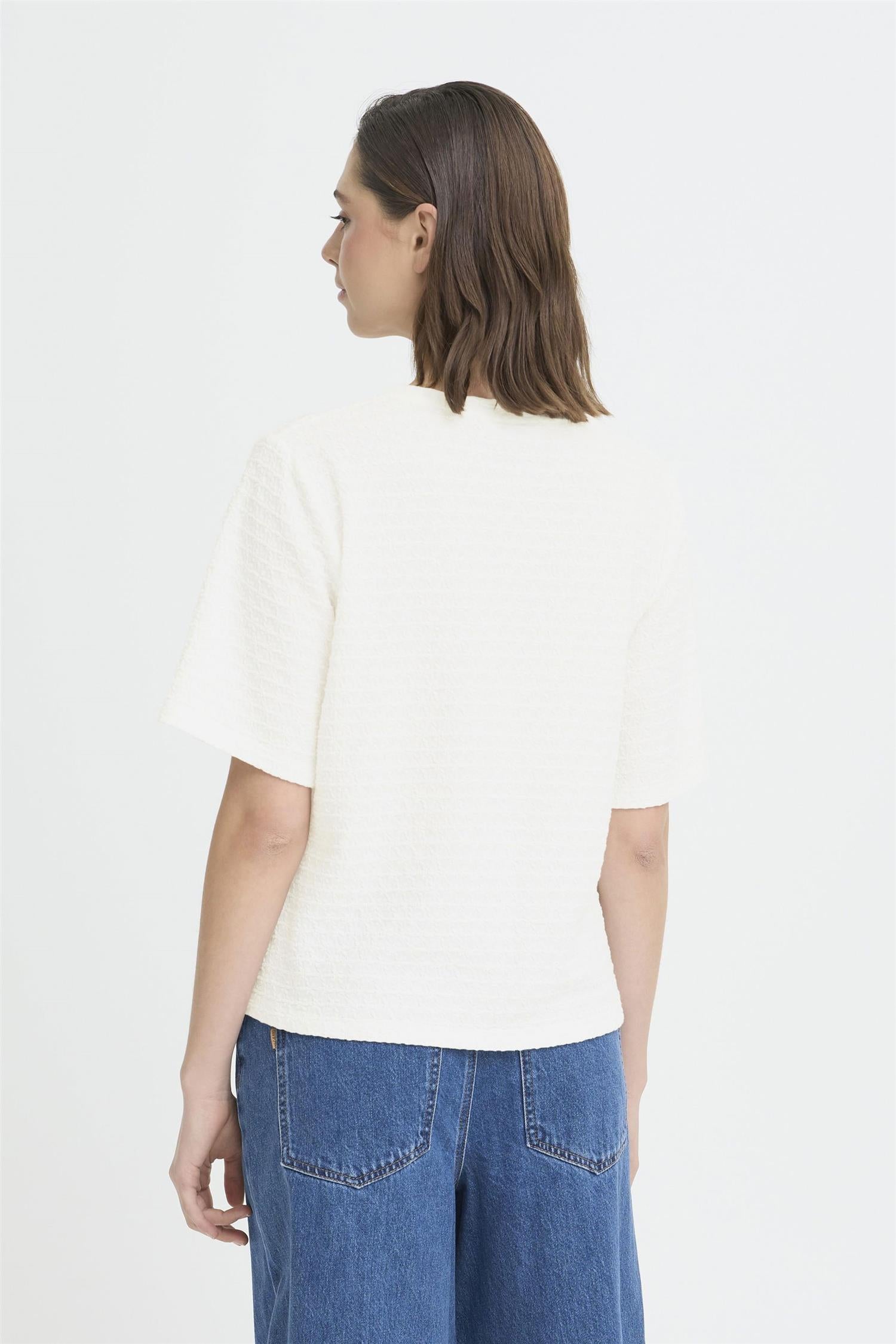 Pzbrea Ss Tshirt Hvit