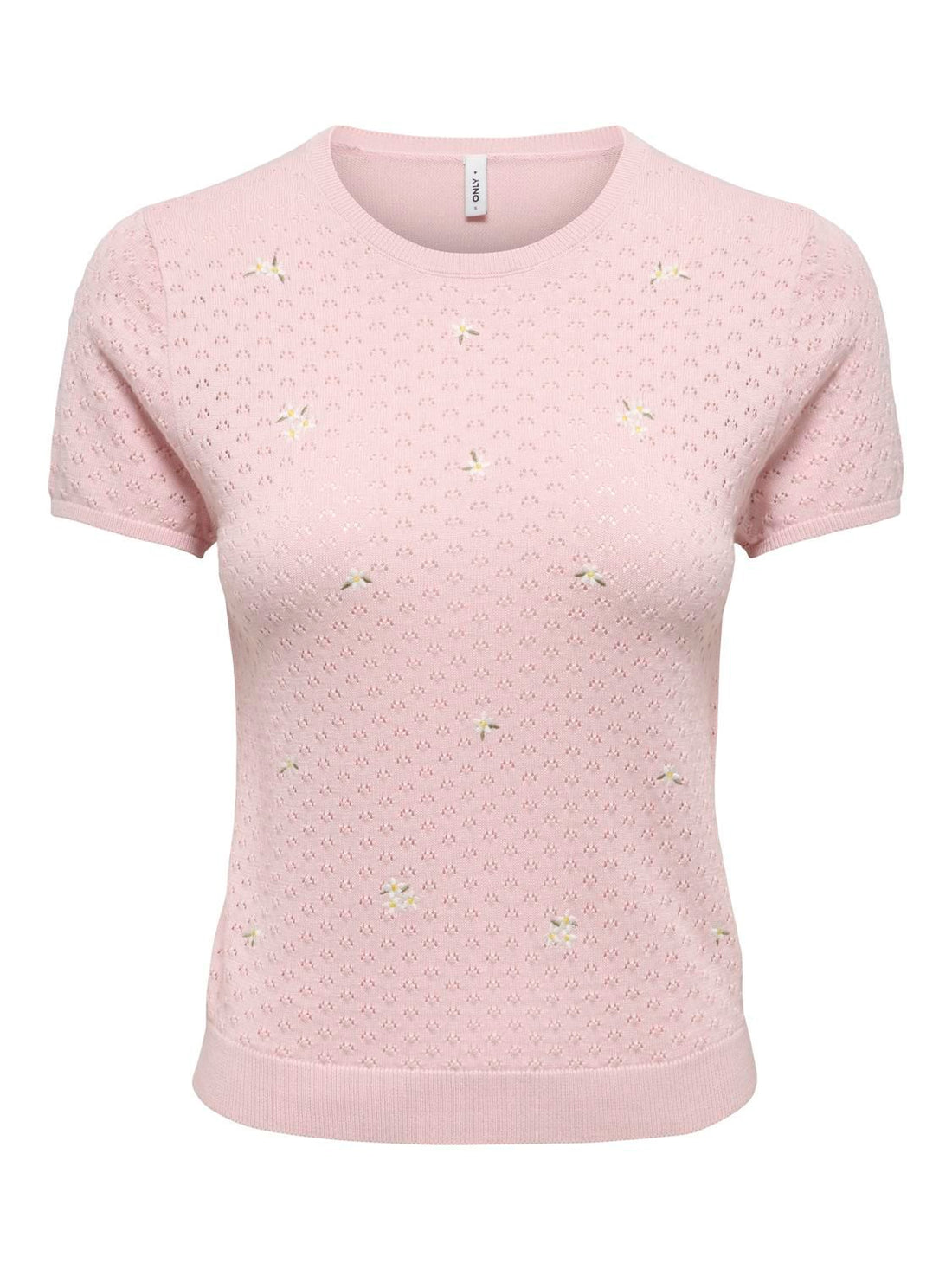 Onlluna Ss O-Neck Knt Rosa