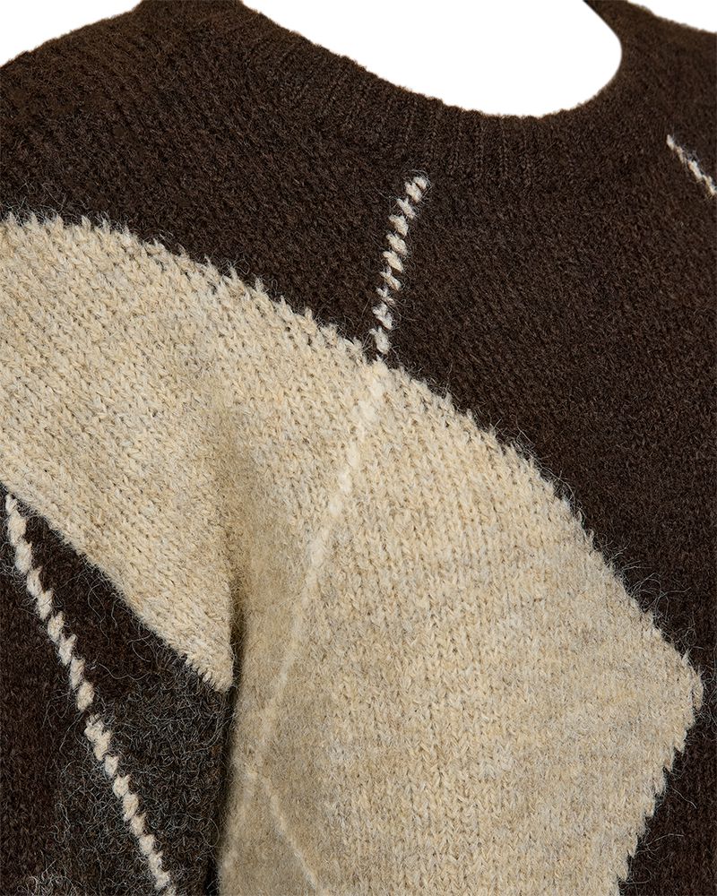 Fqgrslulu-Pullover Brun