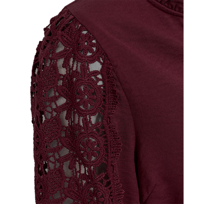 FQESSA-BLOUSE Burgunder
