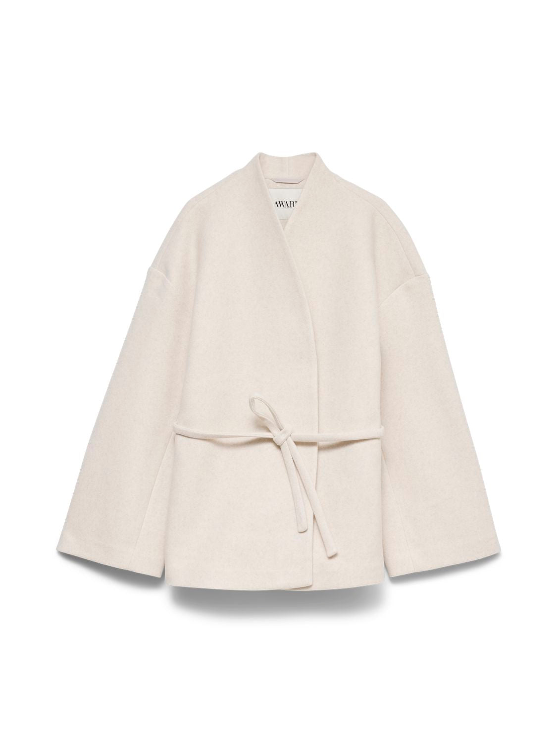 Awsijina Ls V-Neck Short Jacket Noos Hvit