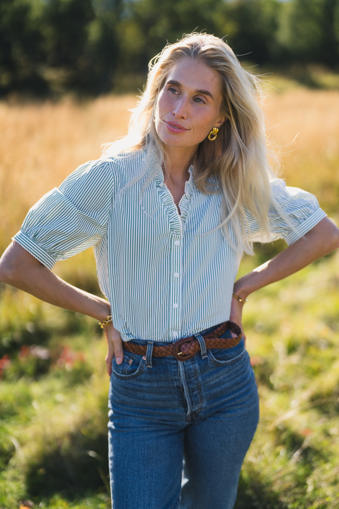 Rausida Maja 2/4 V Shirt Stp Grønn