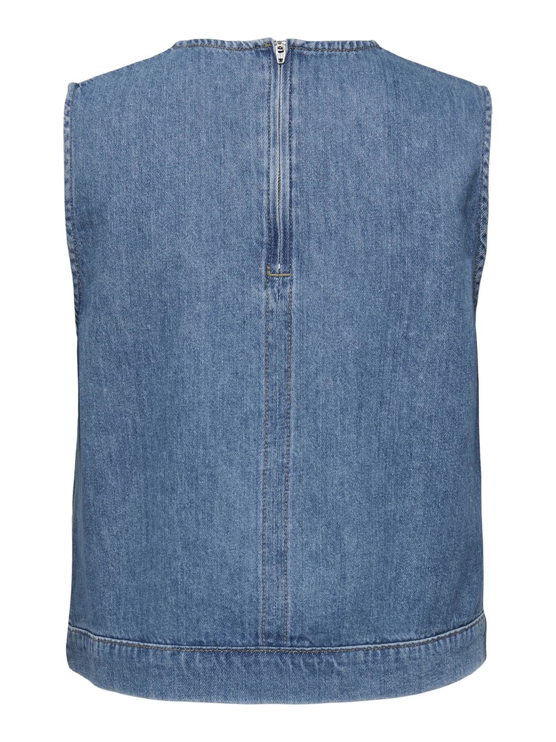 Jdybern S/l Top Dnm Blå