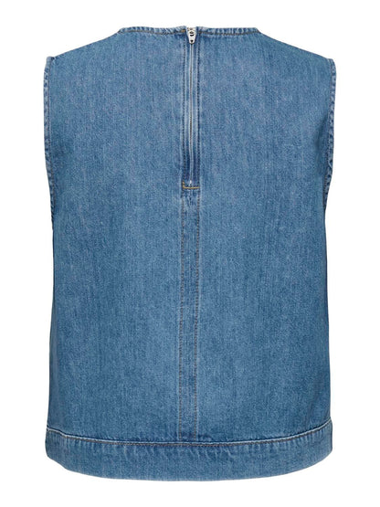 Jdybern S/l Top Dnm Blå