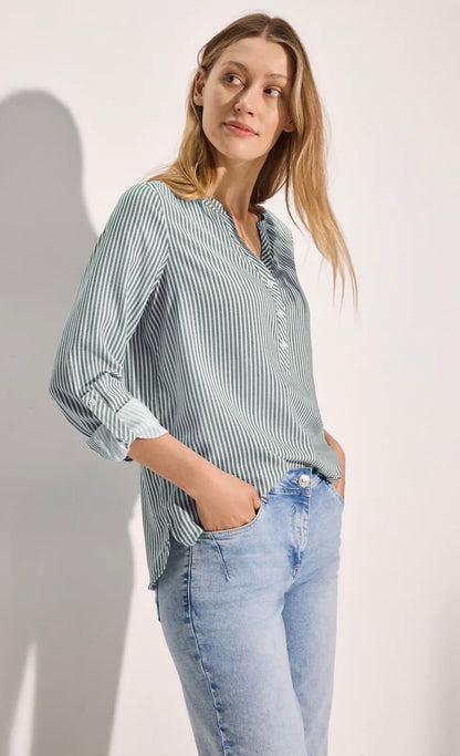 NOS Stripe blouse Grønn