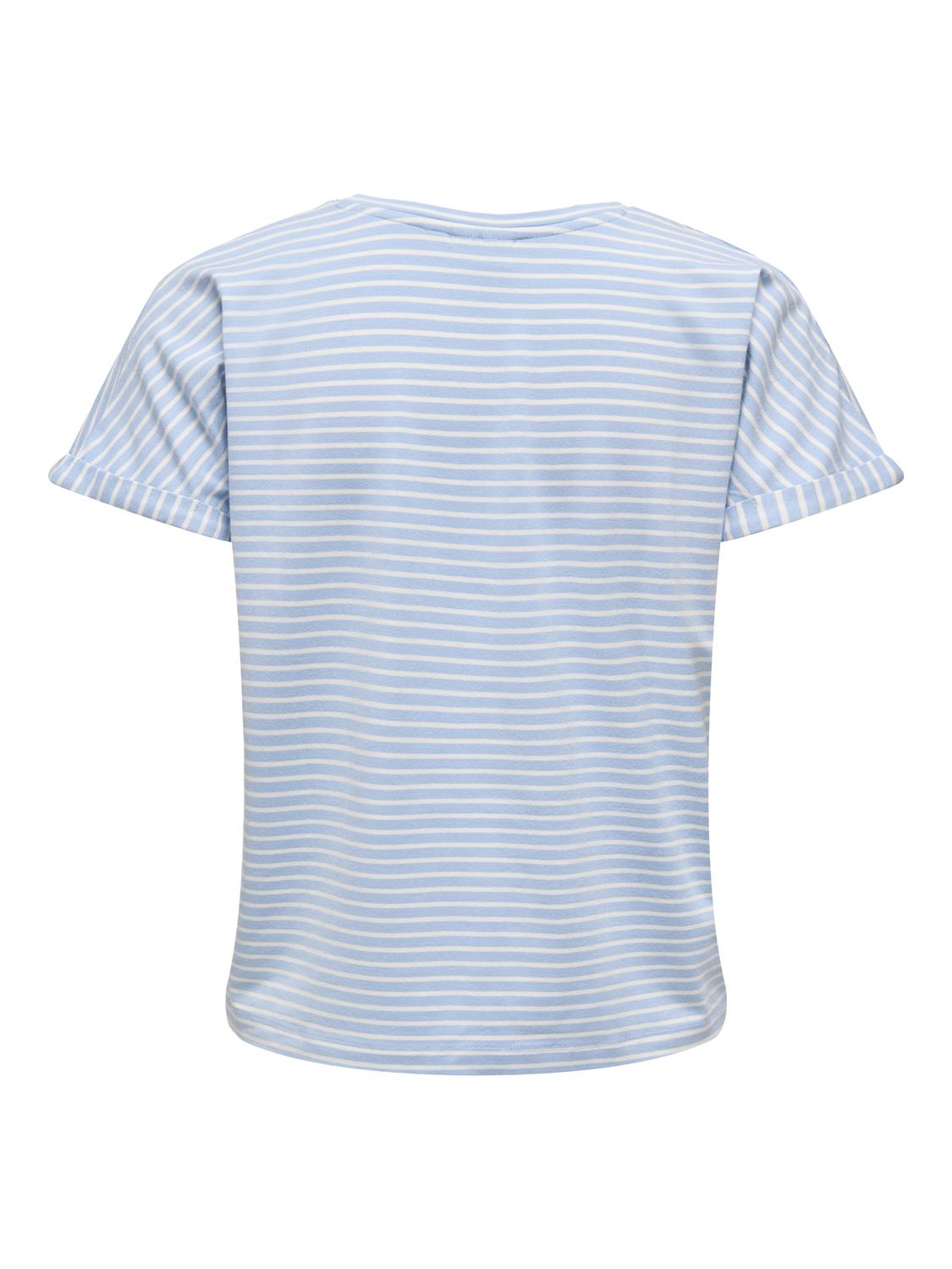 Jdysissy S/s O-Neck Top Jrs Noos Blå