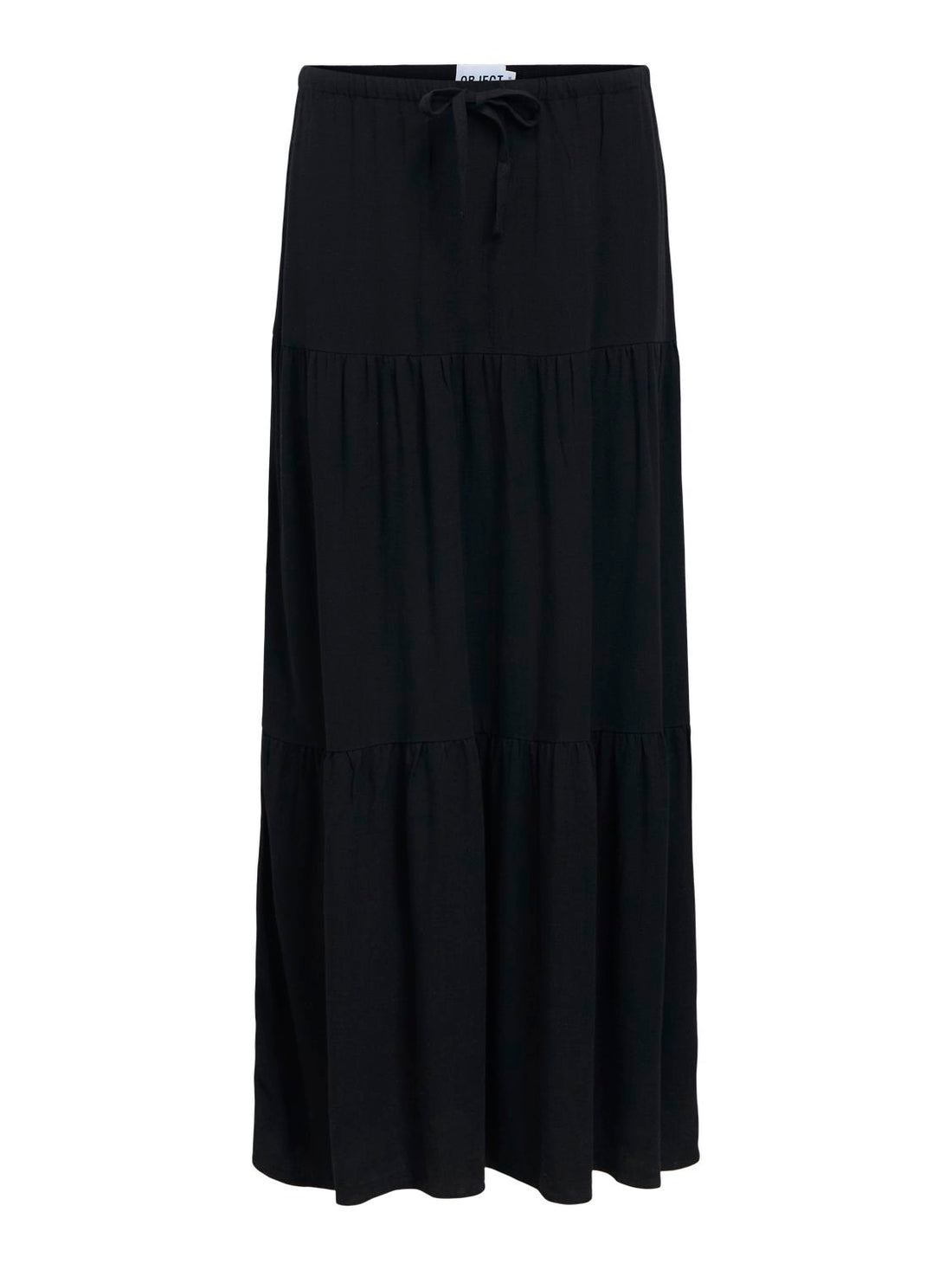 Objsanne Mw Long Layer Skirt Noos Sort