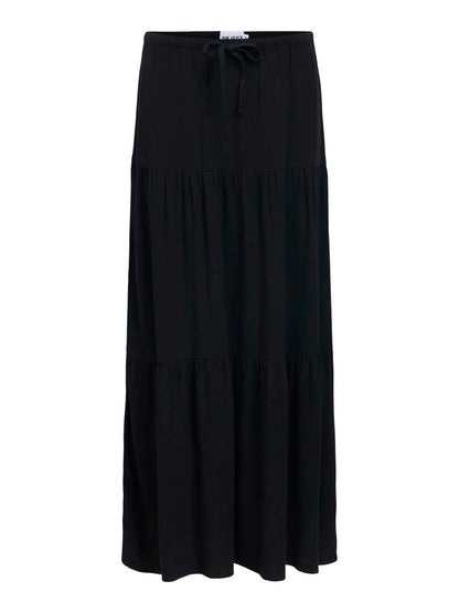 Objsanne Mw Long Layer Skirt Noos Sort