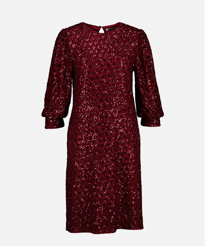 Maly Sequin Burgunder