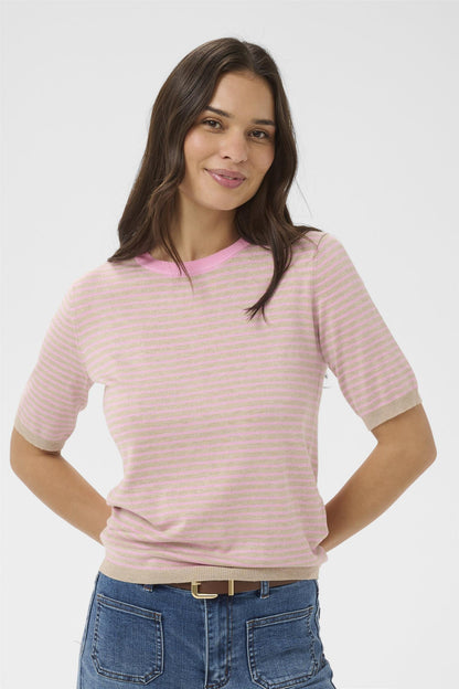 Kalizza Narrow Striped Pullover Rosa