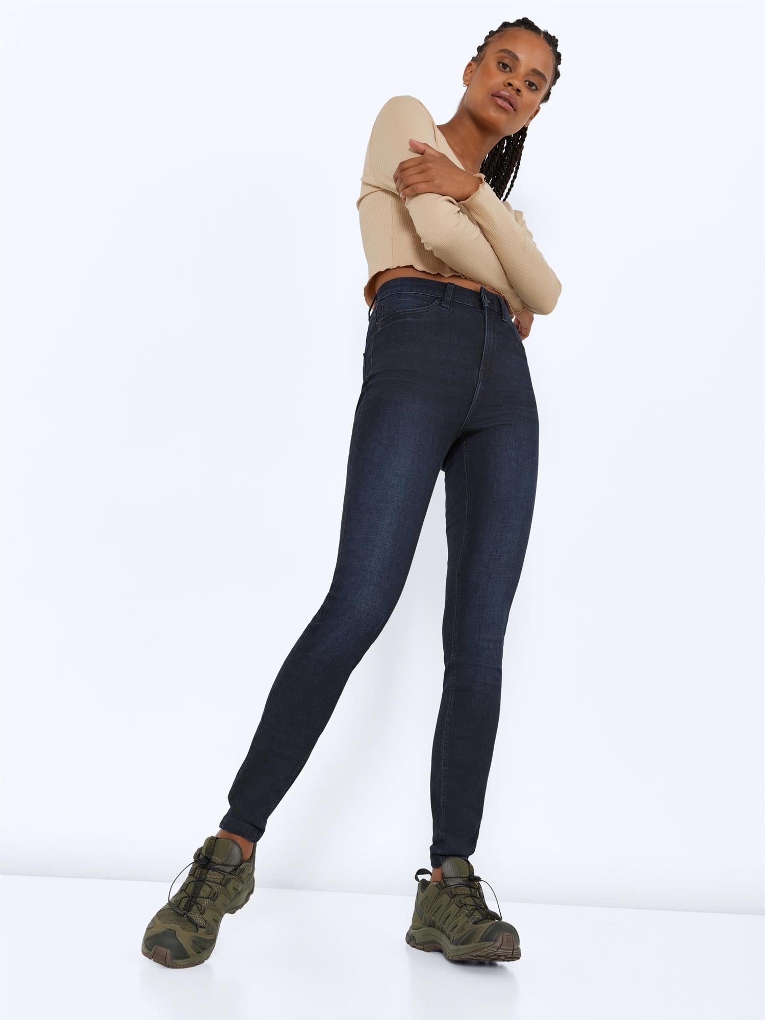 NMCALLIE HW SKINNY JEANS