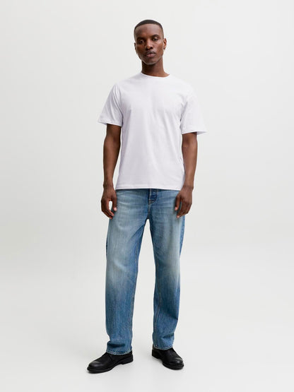 Jororganic Basic Tee Ss O-Neck Noos Hvit