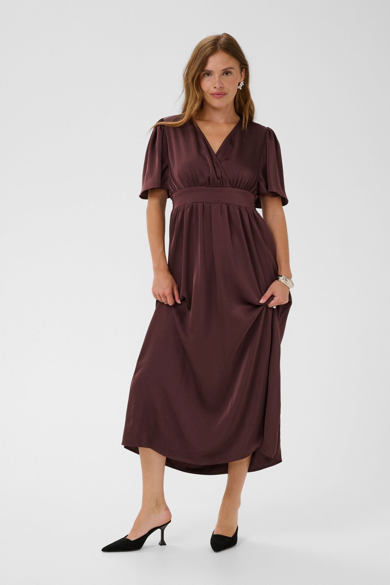 Kagunhild Long Dress Brun