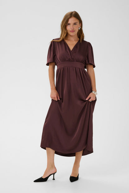 Kagunhild Long Dress Brun