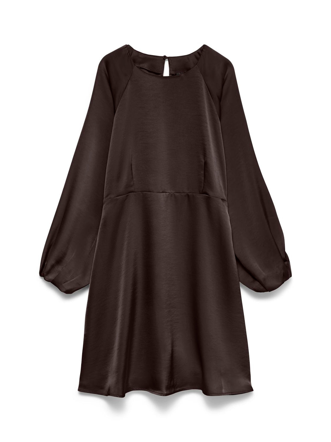 Vmmiro Ls Short Dress Wvn Noos Brun