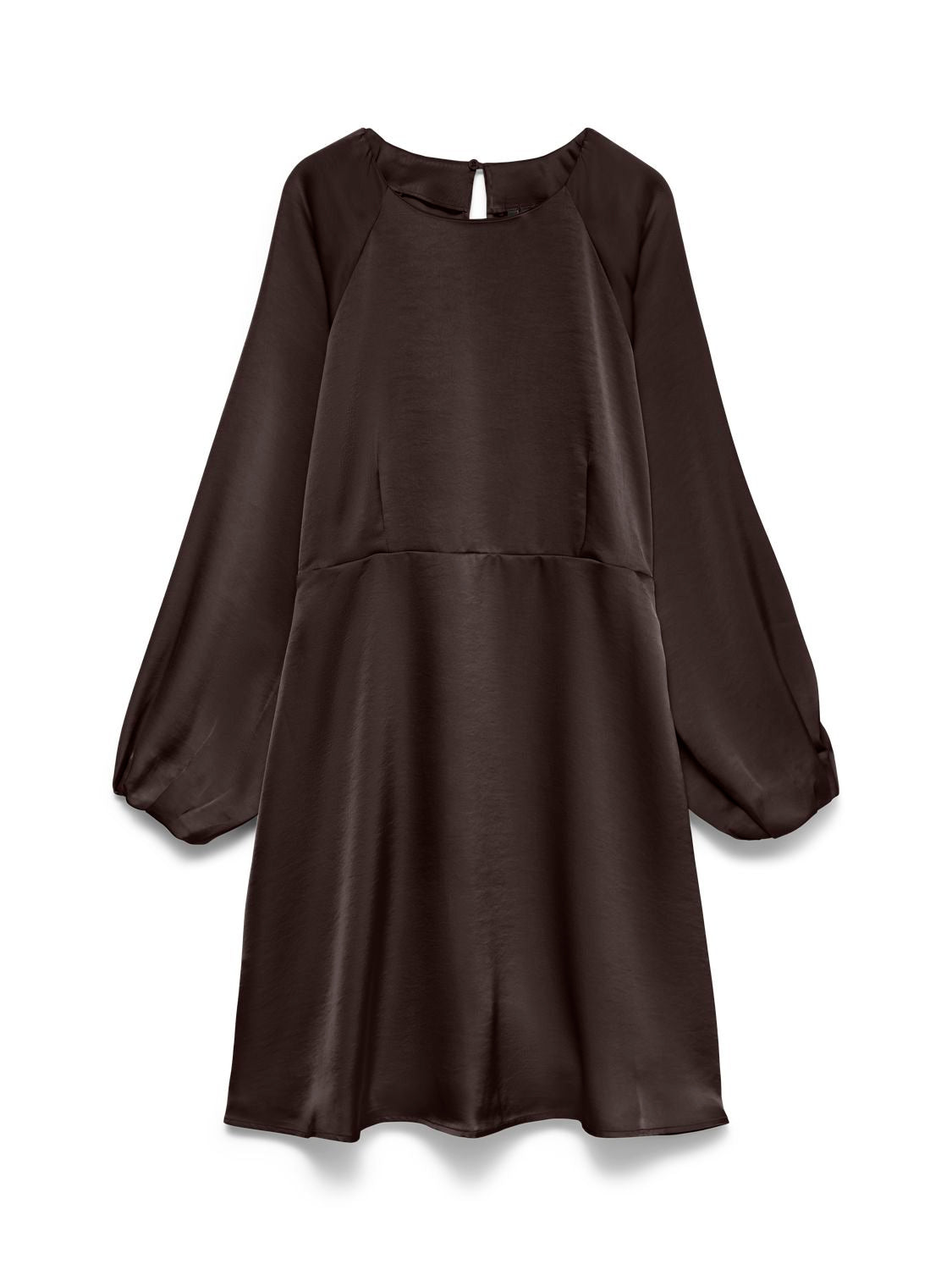 Vmmiro Ls Short Dress Wvn Noos Brun