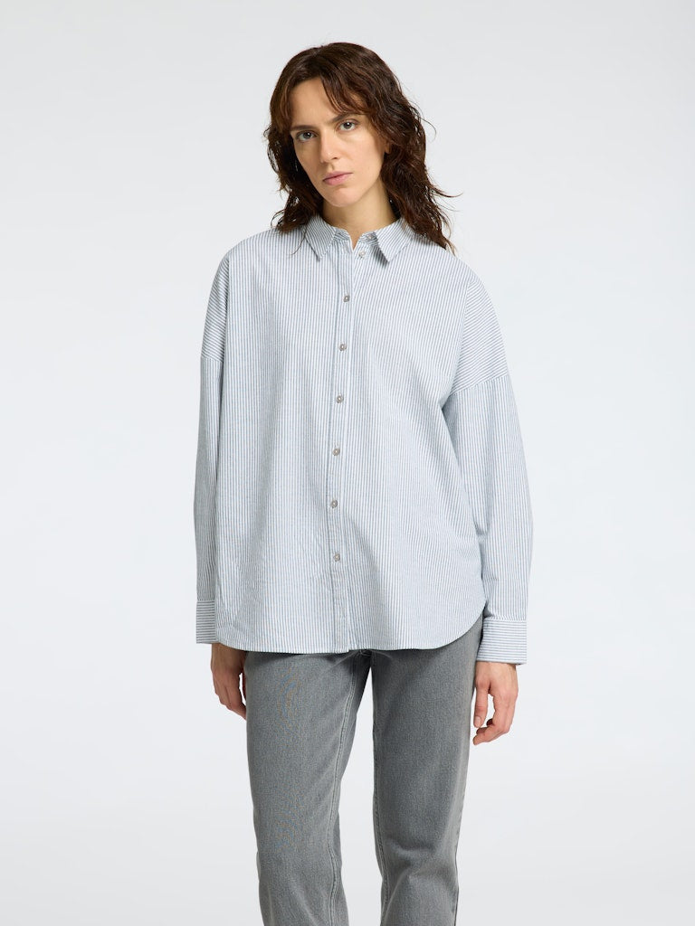 SLFNOVA LS OXFORD SHIRT NOOS Marine