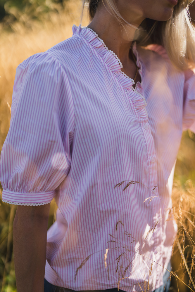 Rausida Maja 2/4 V Shirt Stp Rosa