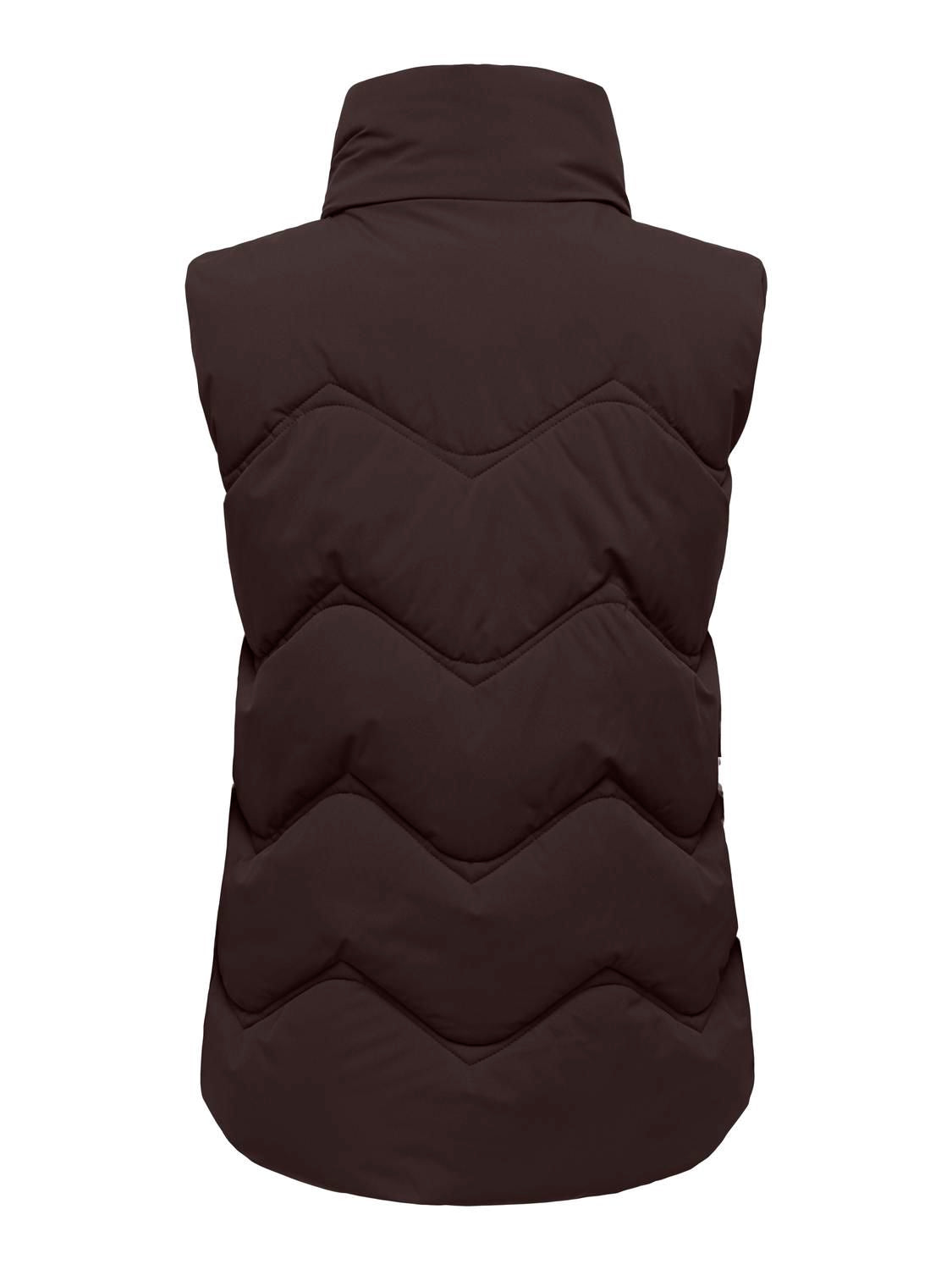 Jdypower Short Waistcoat Otw Hab Brun