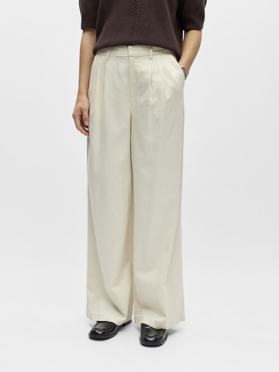 Objtuba Mw Lo Wide Pant Noos Grå
