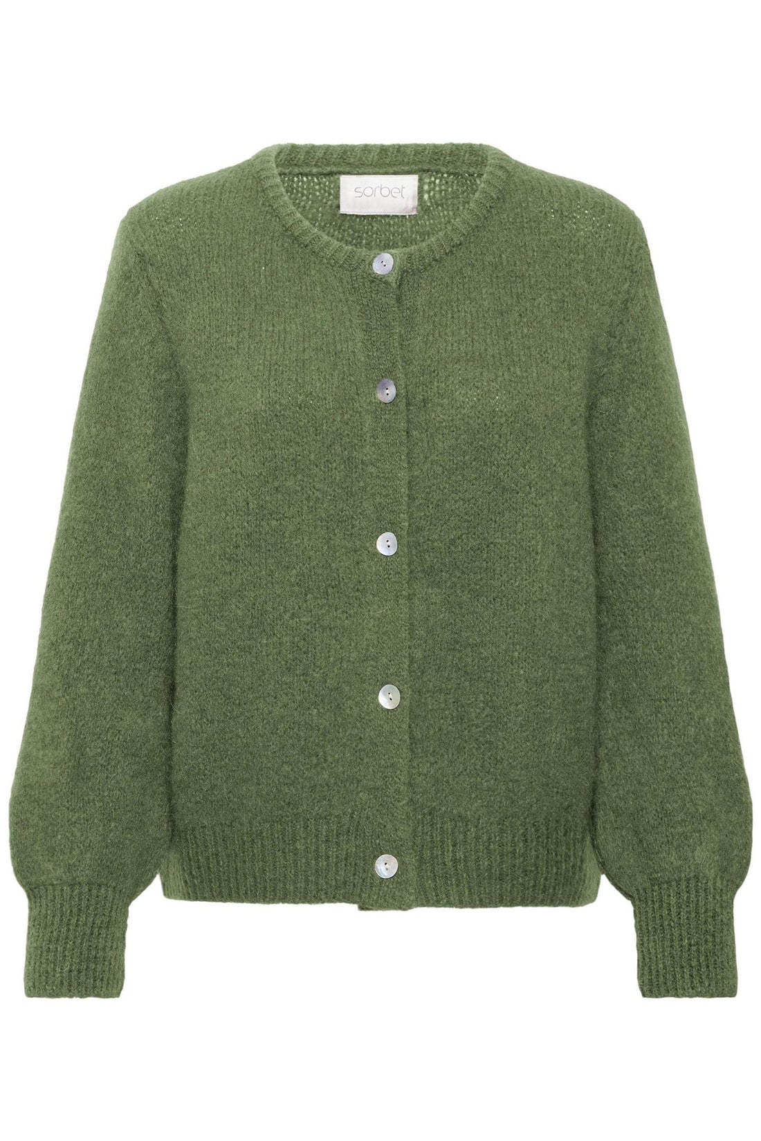 Sbgulvig Knit Cardigan Grønn