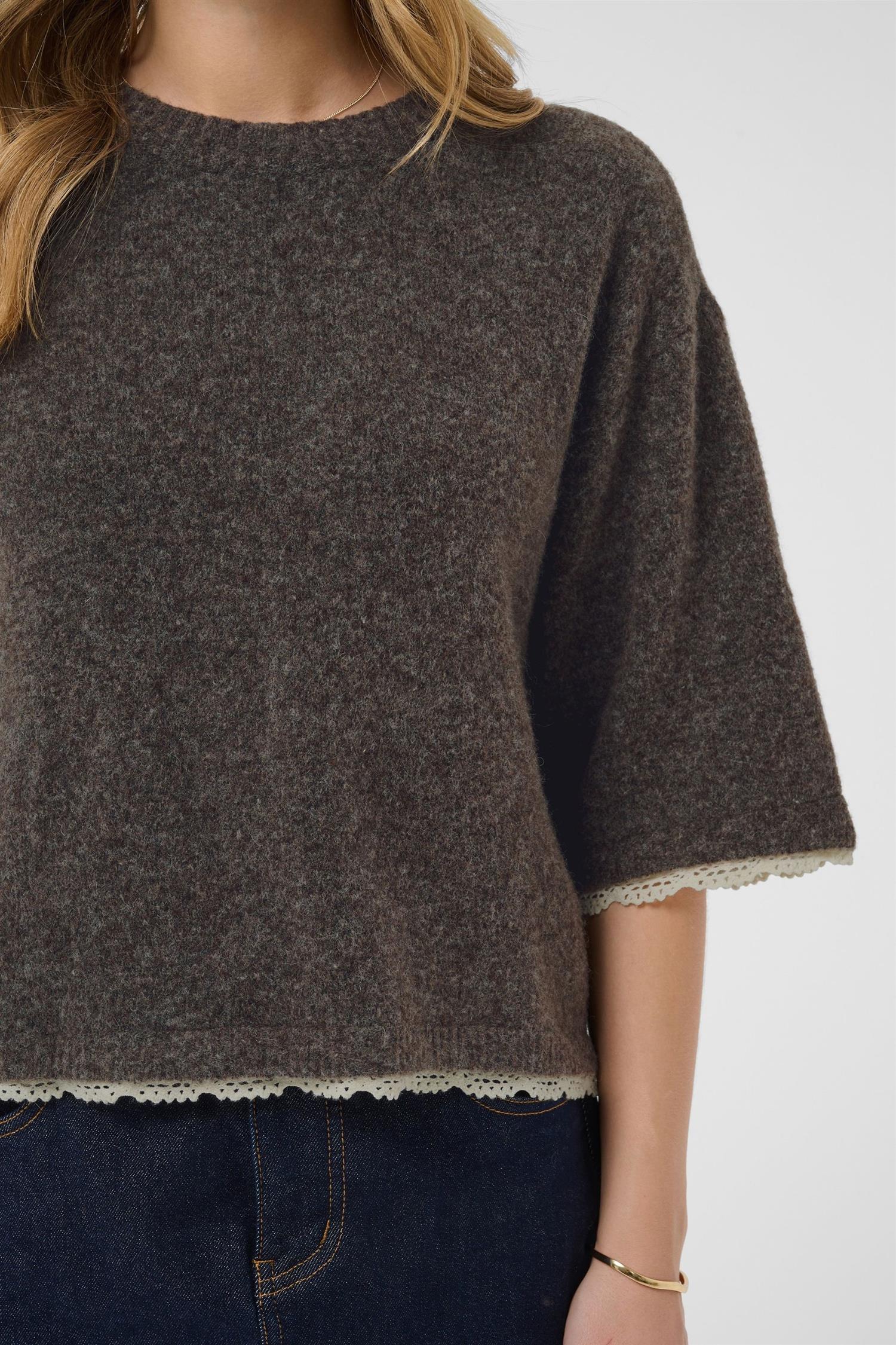 Crkibana Knit Pullover Brun