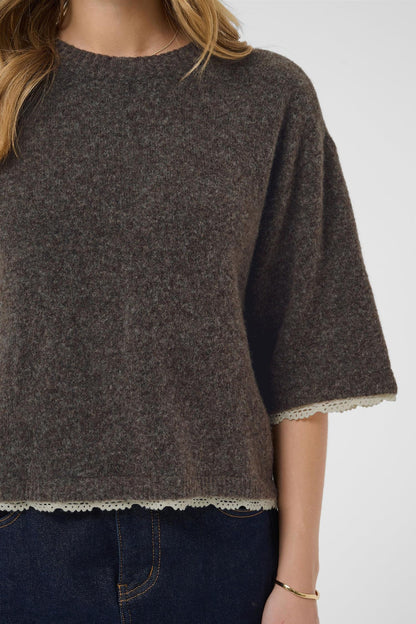 Crkibana Knit Pullover Brun