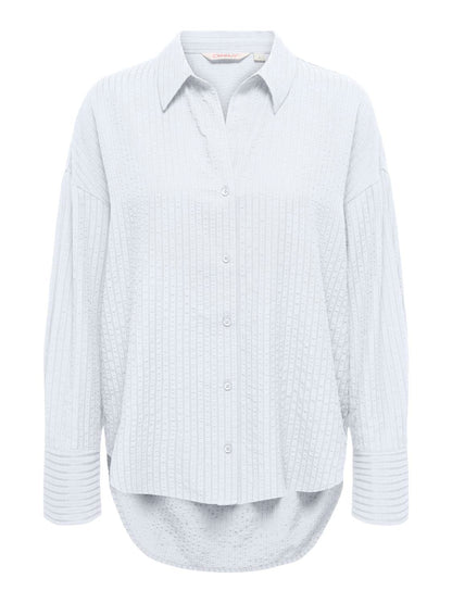 Onloregon Bari L/s Shirt Wvn Hvit