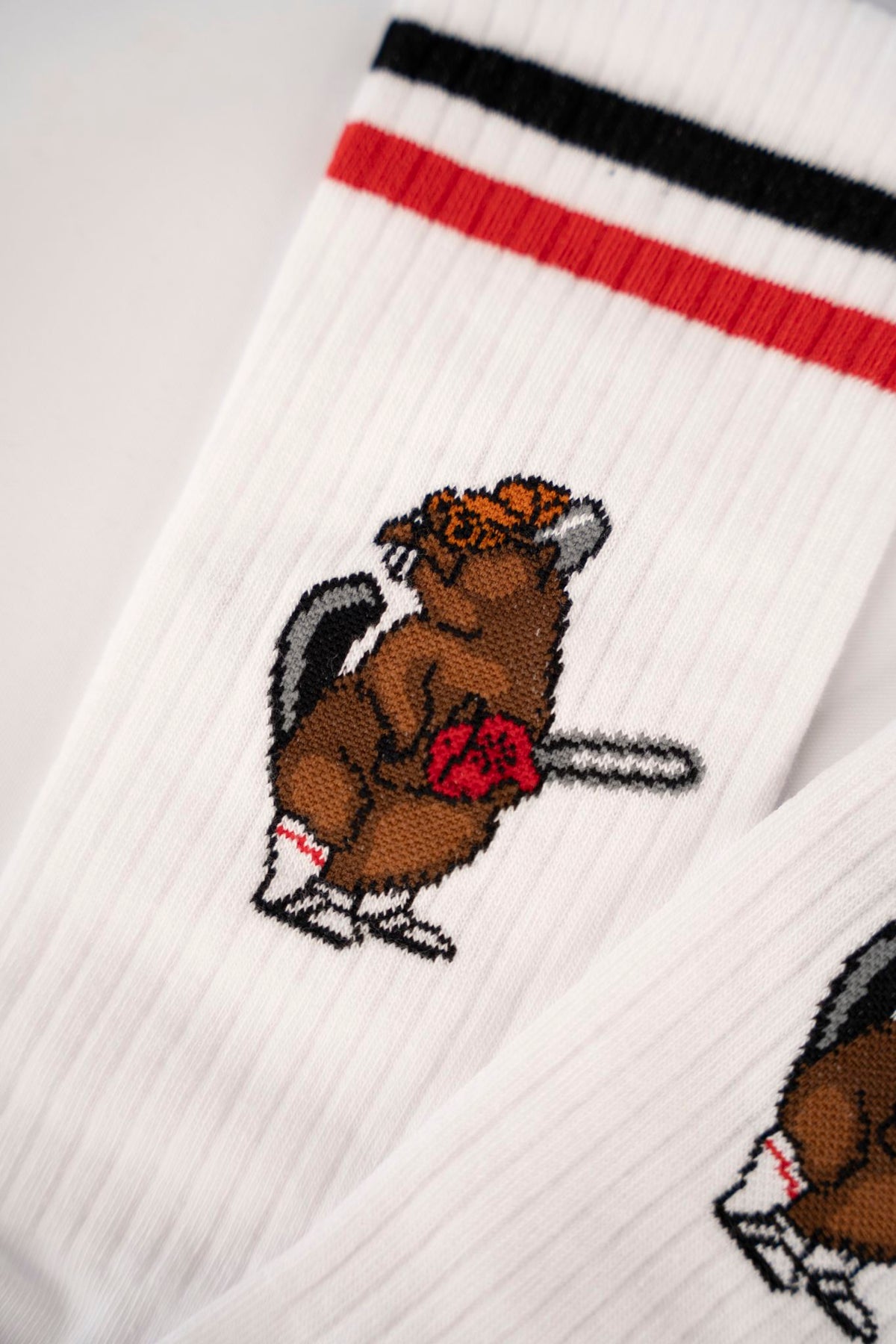 Lazy Lumber Socks Hvit