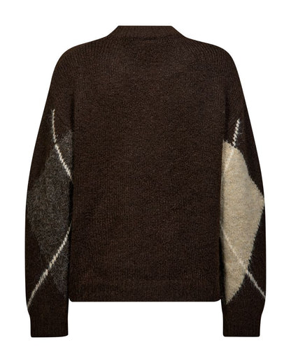 Fqgrslulu-Pullover Brun