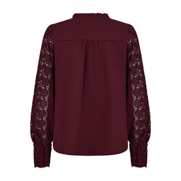FQESSA-BLOUSE Burgunder