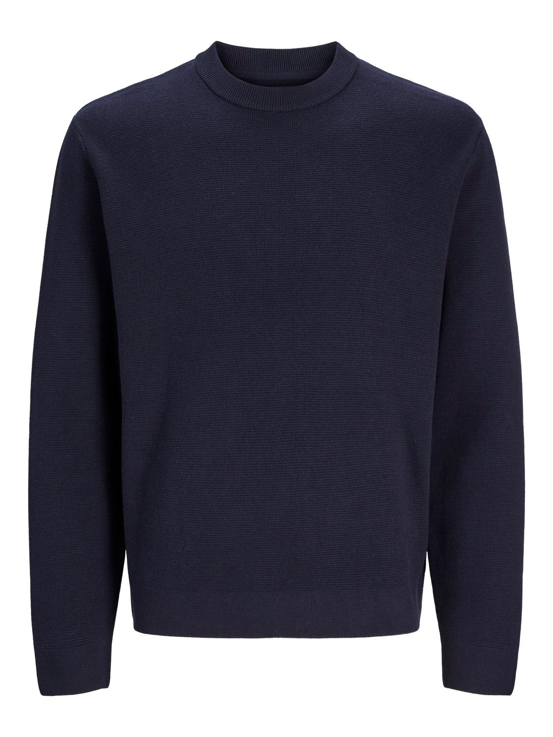 Jprblamilano Stitch Knit Crew Neck Sn Blå