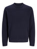 Jprblamilano Stitch Knit Crew Neck Sn Blå