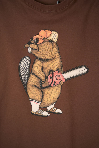 Lazy Lumber T-Shirt Brun