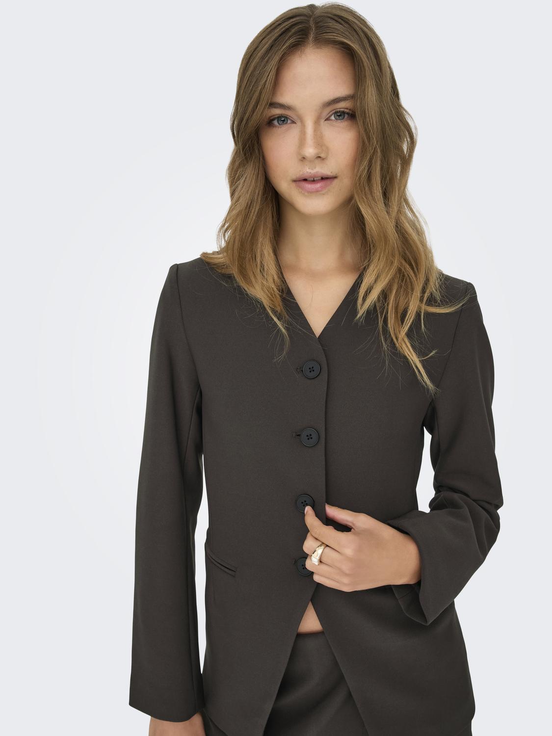 Onllamina Life L/s Fit Blazer Tlr Brun